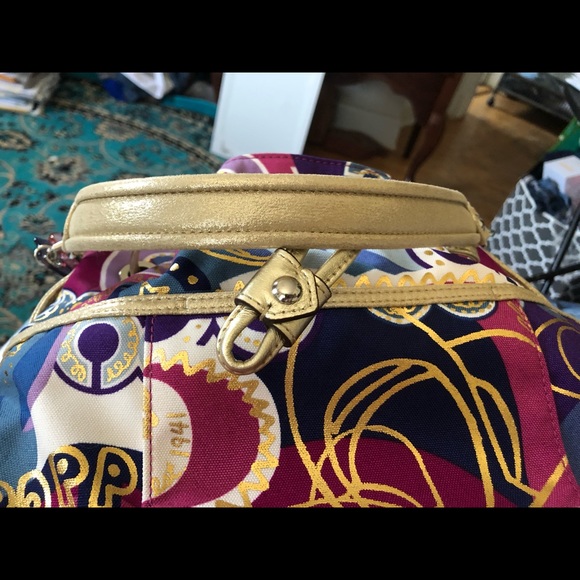 Coach PullString Rainbow Candy Handbag - Picture 7 of 8